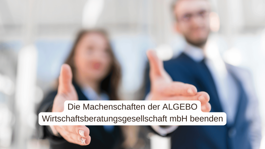 Machenschaften ALGEBO beenden