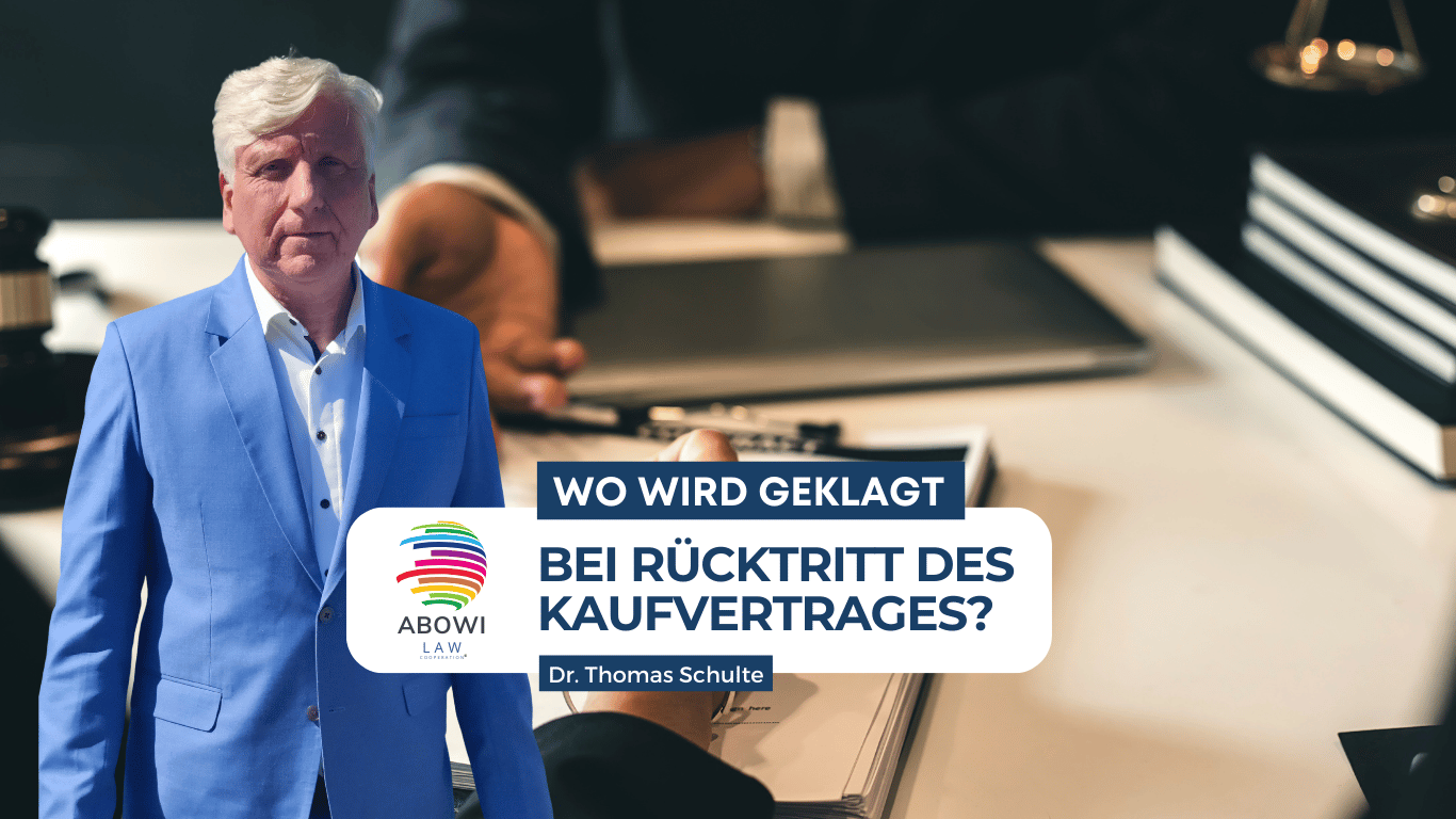 Klagen bei Rücktritt des Kaufvertrages - ABOWI Law