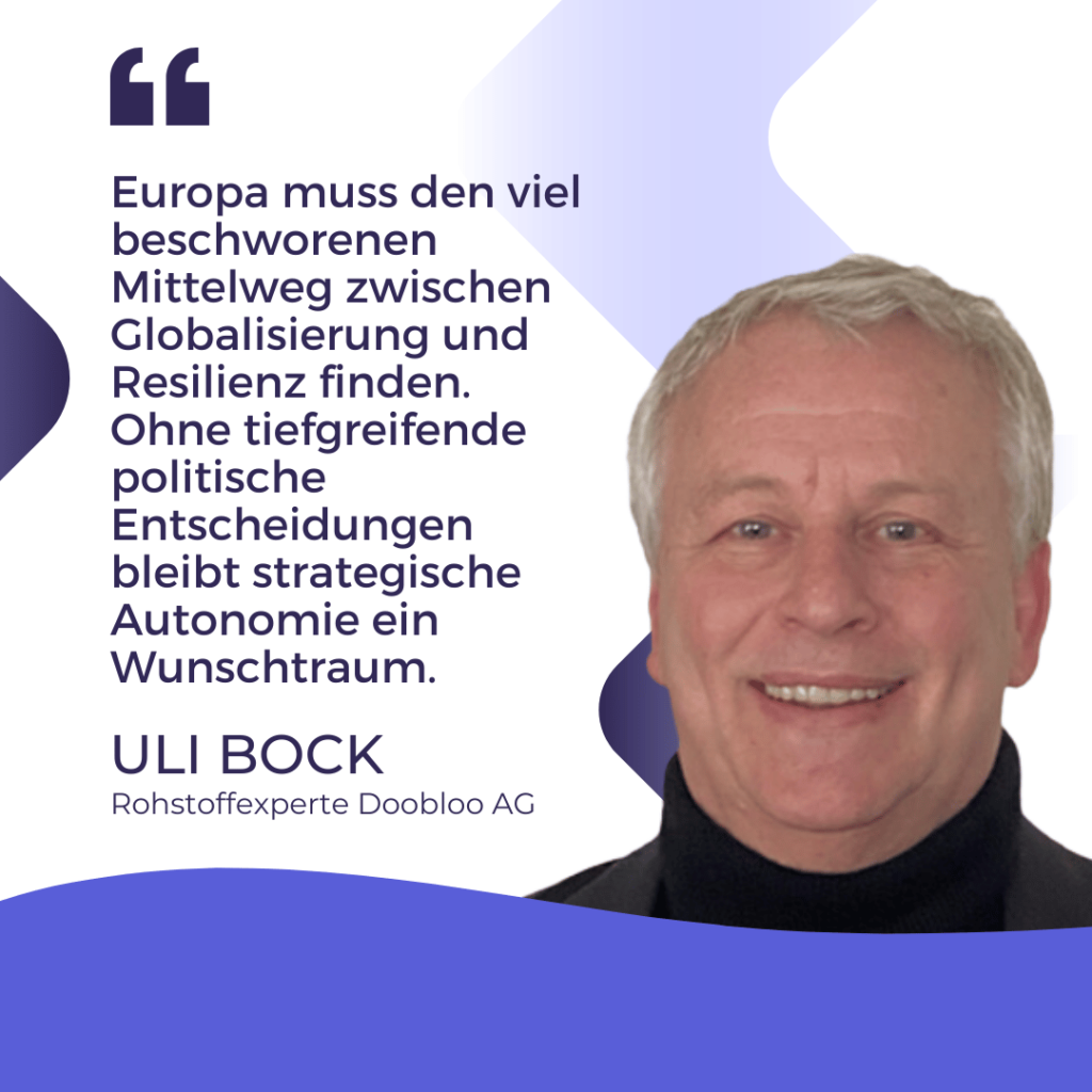 Der neue Weg Europas bei Rohstoffen - Uli Bock von Doobloo AG