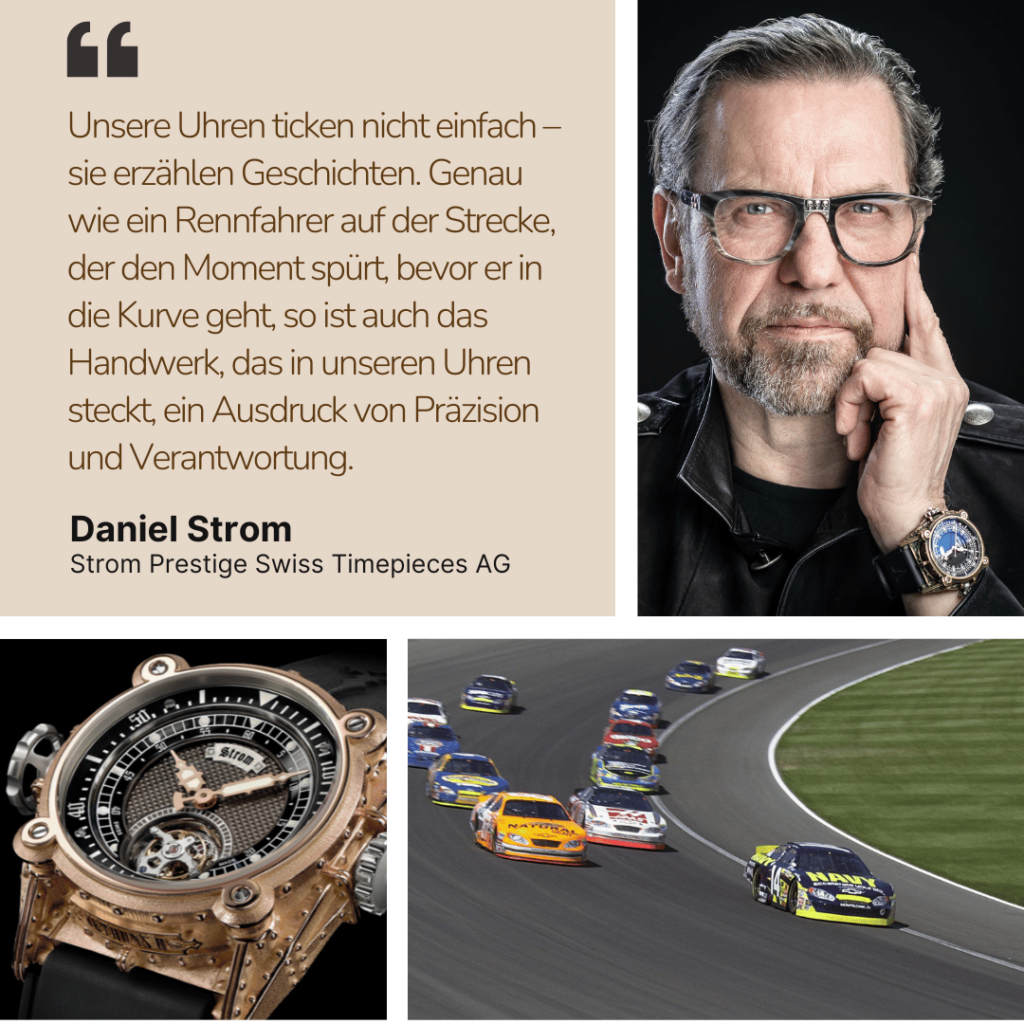 Uhren und Rennfahrer - Daniel Strom
