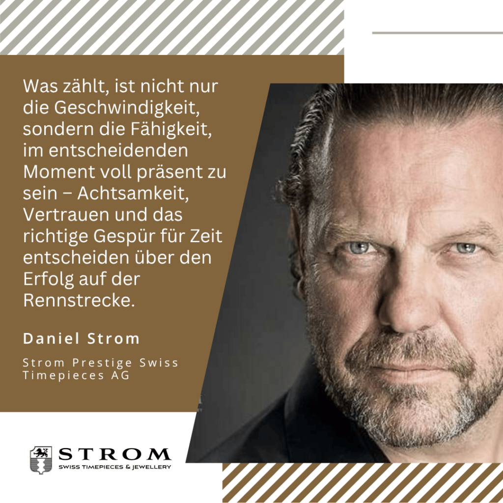 Geschwindigkeit auf der Strecke und Präzision am Arm - Daniel Strom