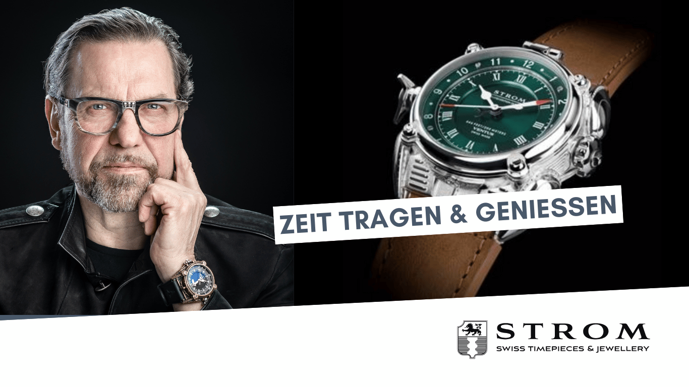 Zeit tragen und genießen mit Strom Prestige Timepieces AG
