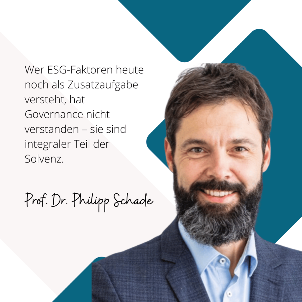ESG Faktoren bei Versicherungen - Prof. Dr. Philipp Schade