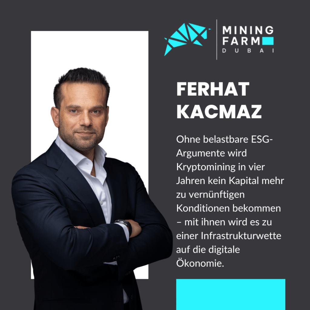 Belastbare ESG Argumente im Kryptomining - Ferhat Kacmaz