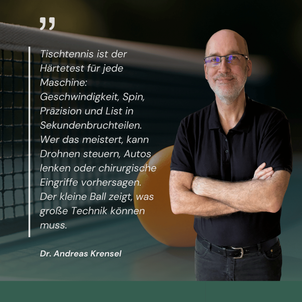 Humanoider Roboter beim Tischtennis - Andreas Krensel