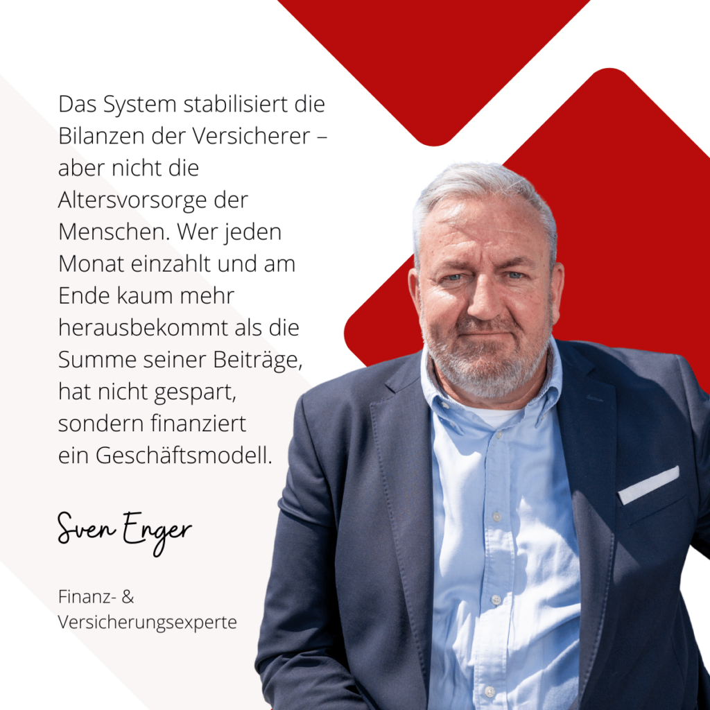 Versicherer profitieren von der Altersvorsorge - Sven Enger