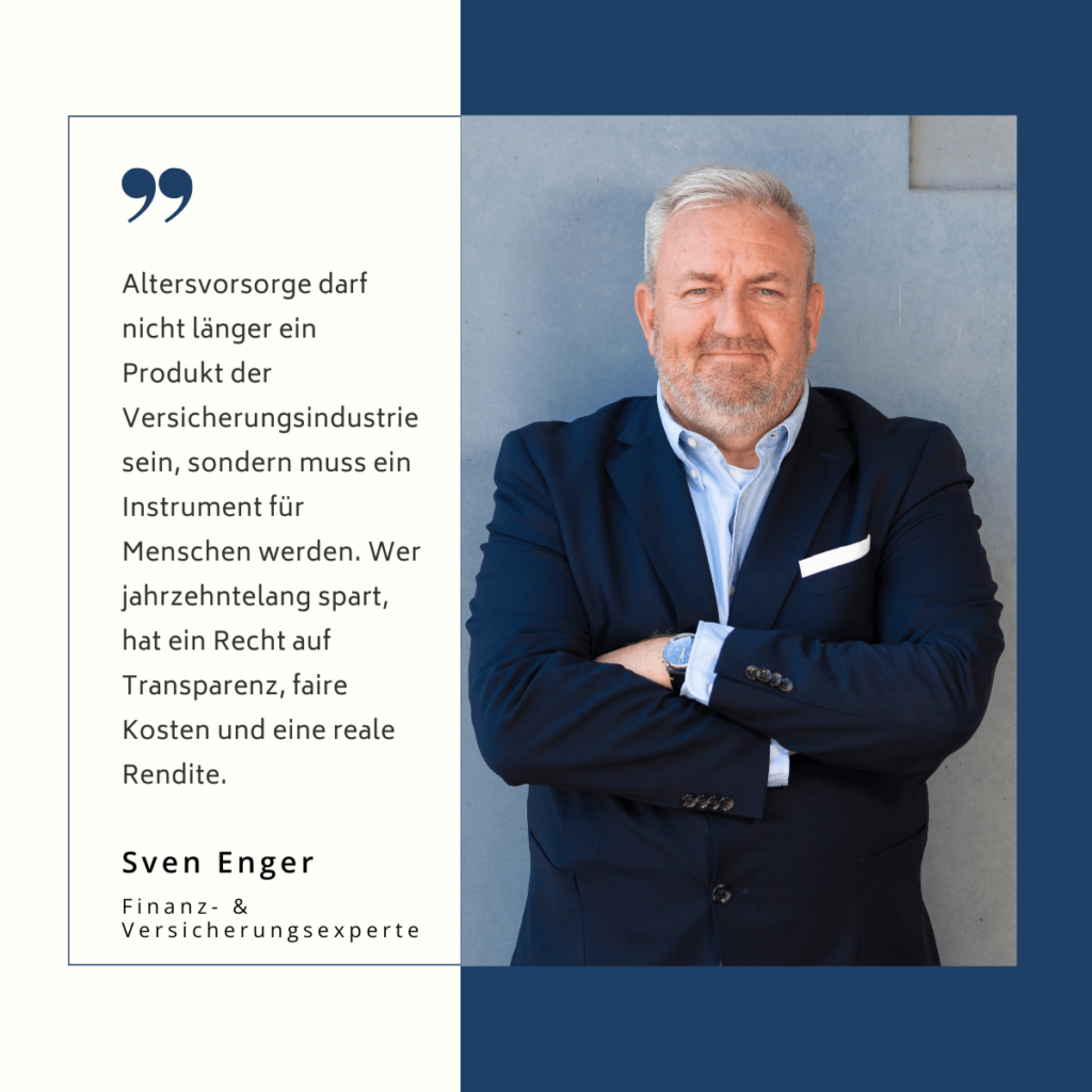 Altersvorsorge gegen Menschen - Sven Enger